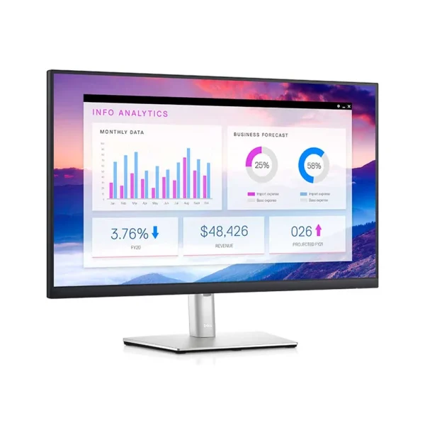 مانیتور استوک 27 اینچ 4k دل IPS مدل Dell P2721Q