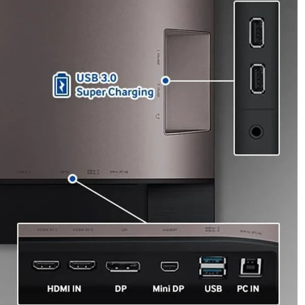 مانیتور سامسونگ استوک 4K سایز 28 اینچ مدل Samsung U28E850R